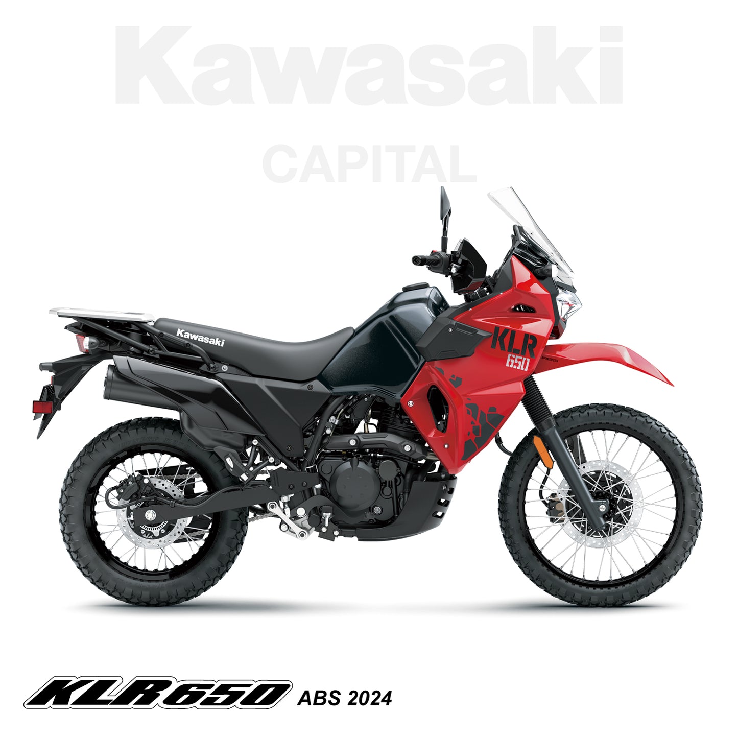 KLR 650 ABS 2024 Red