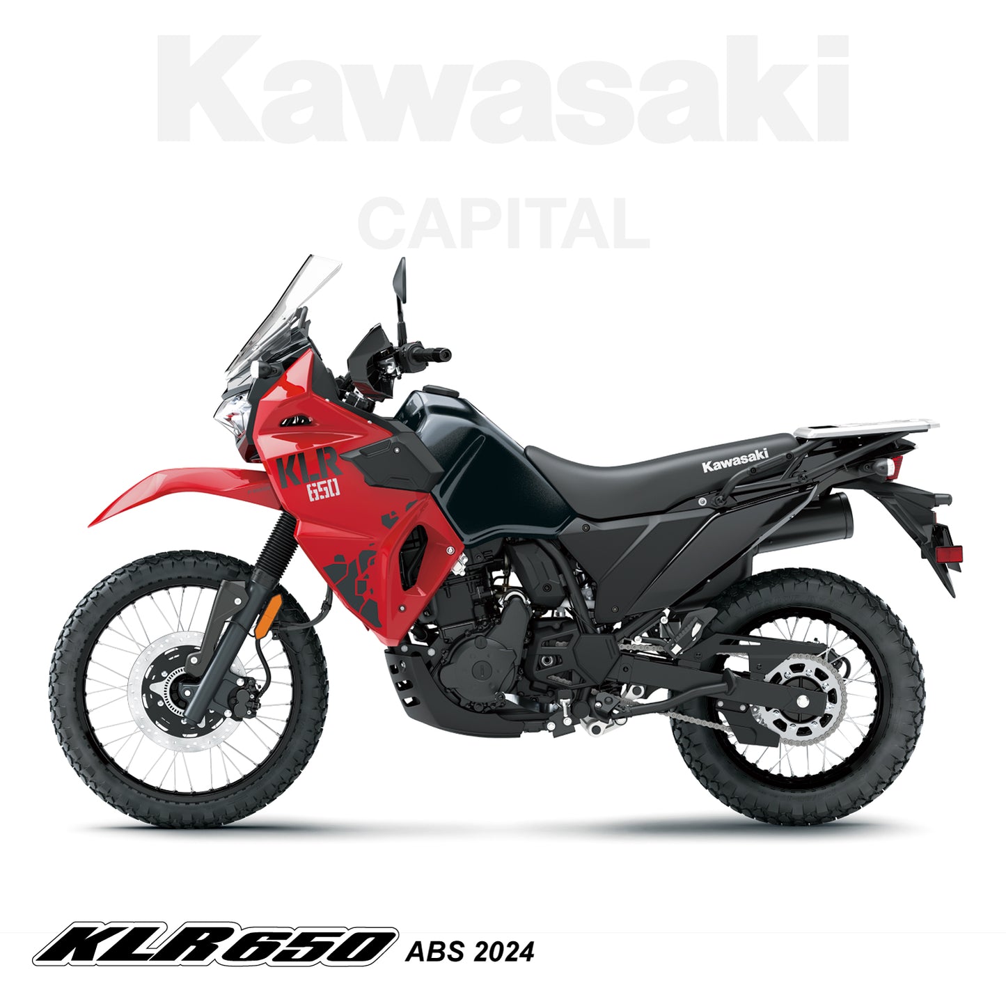 KLR 650 ABS 2024 Red