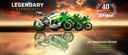 Celebrando Cuatro Décadas de Velocidad: Los Espectaculares Modelos Kawasaki Ninja Edición Limitada 40° Aniversario